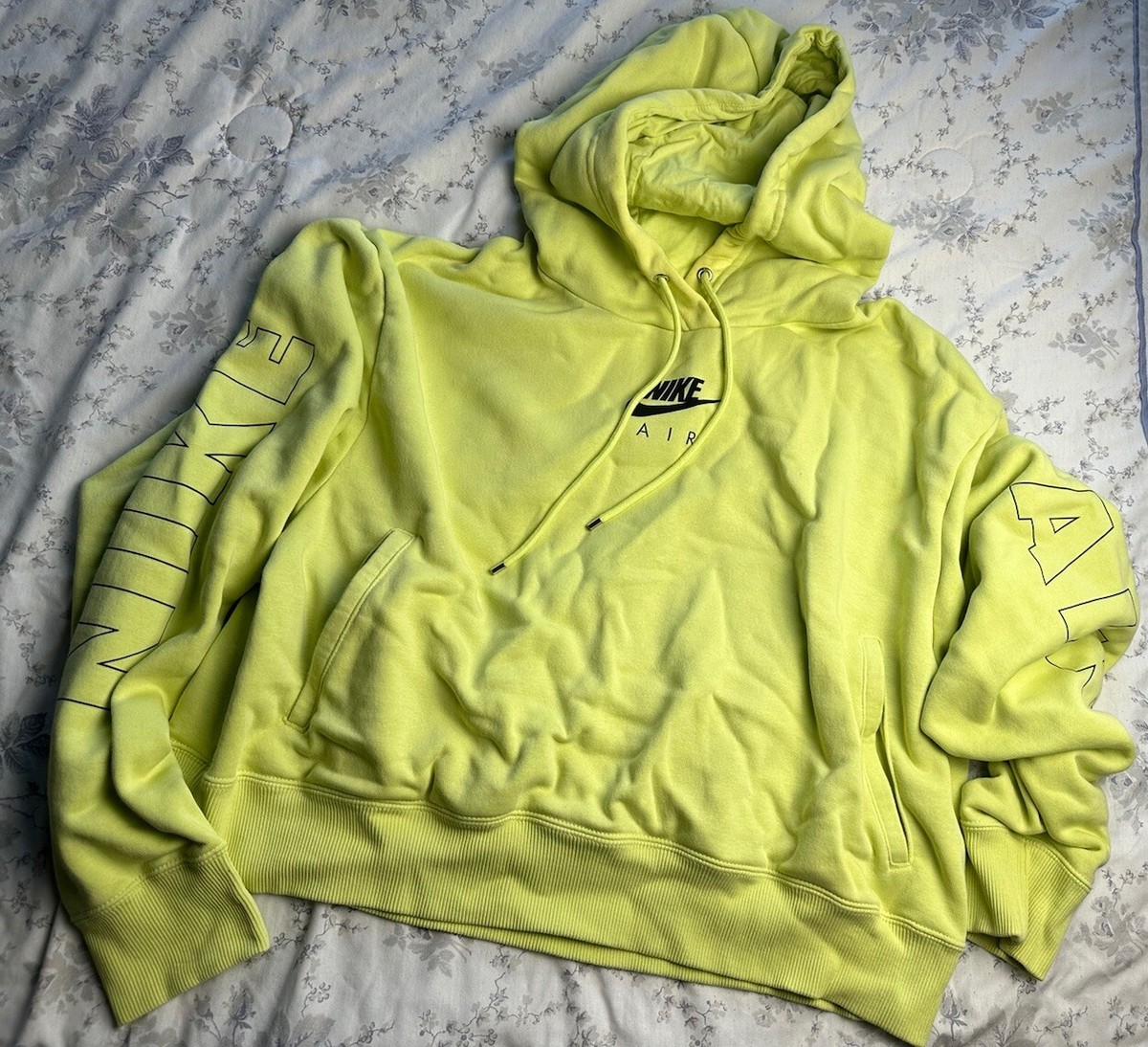 Nike Sportswear Nike Air Pulli Gelb NIKE Air Womens Yellow Lime