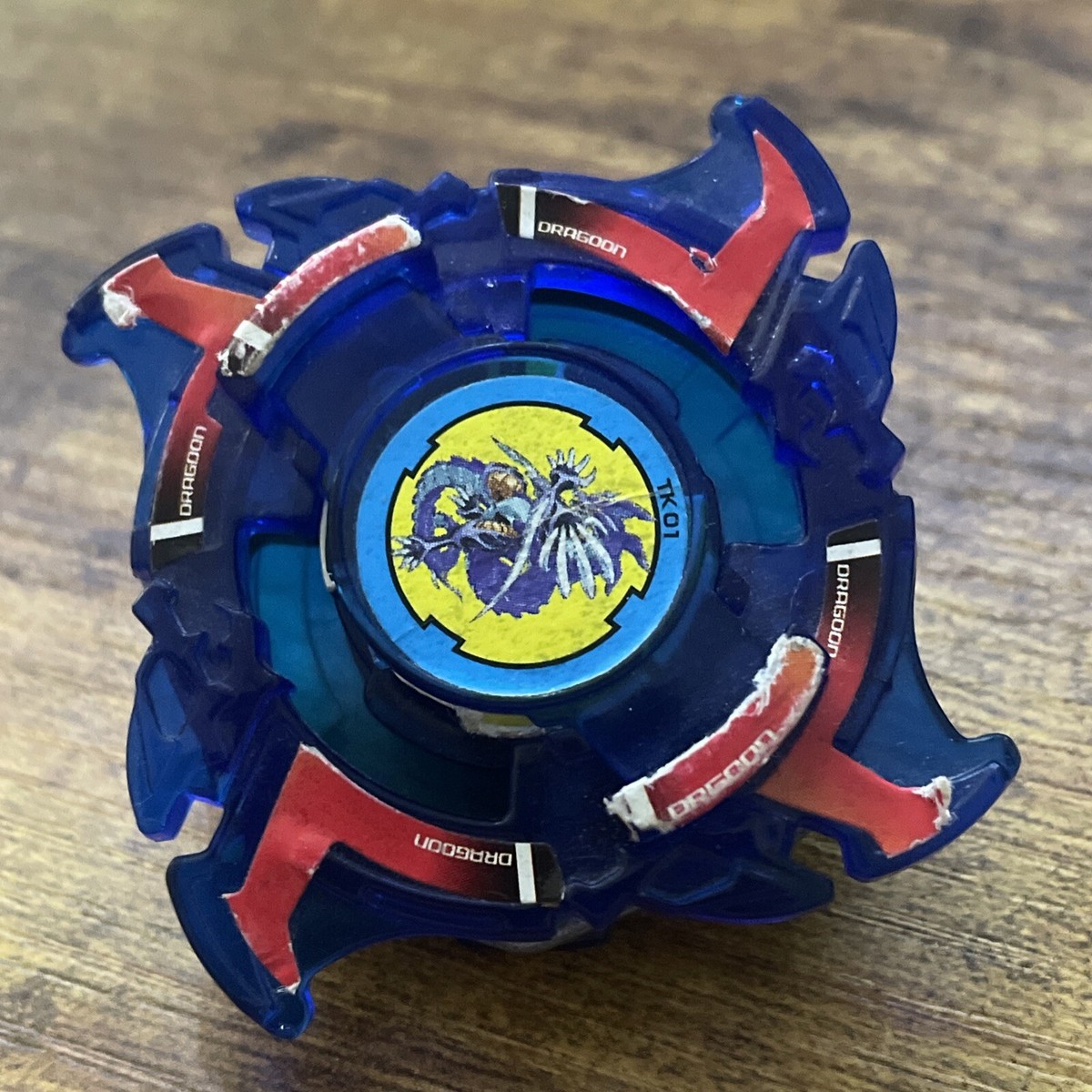 Dragoon S SB-01 Blue Clear Translucent Beyblade Bakuten Shoot