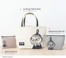 MOOMIN Friends Little My 1 Tote Bag  2 Pouches Set of 3 JAPAN Limited