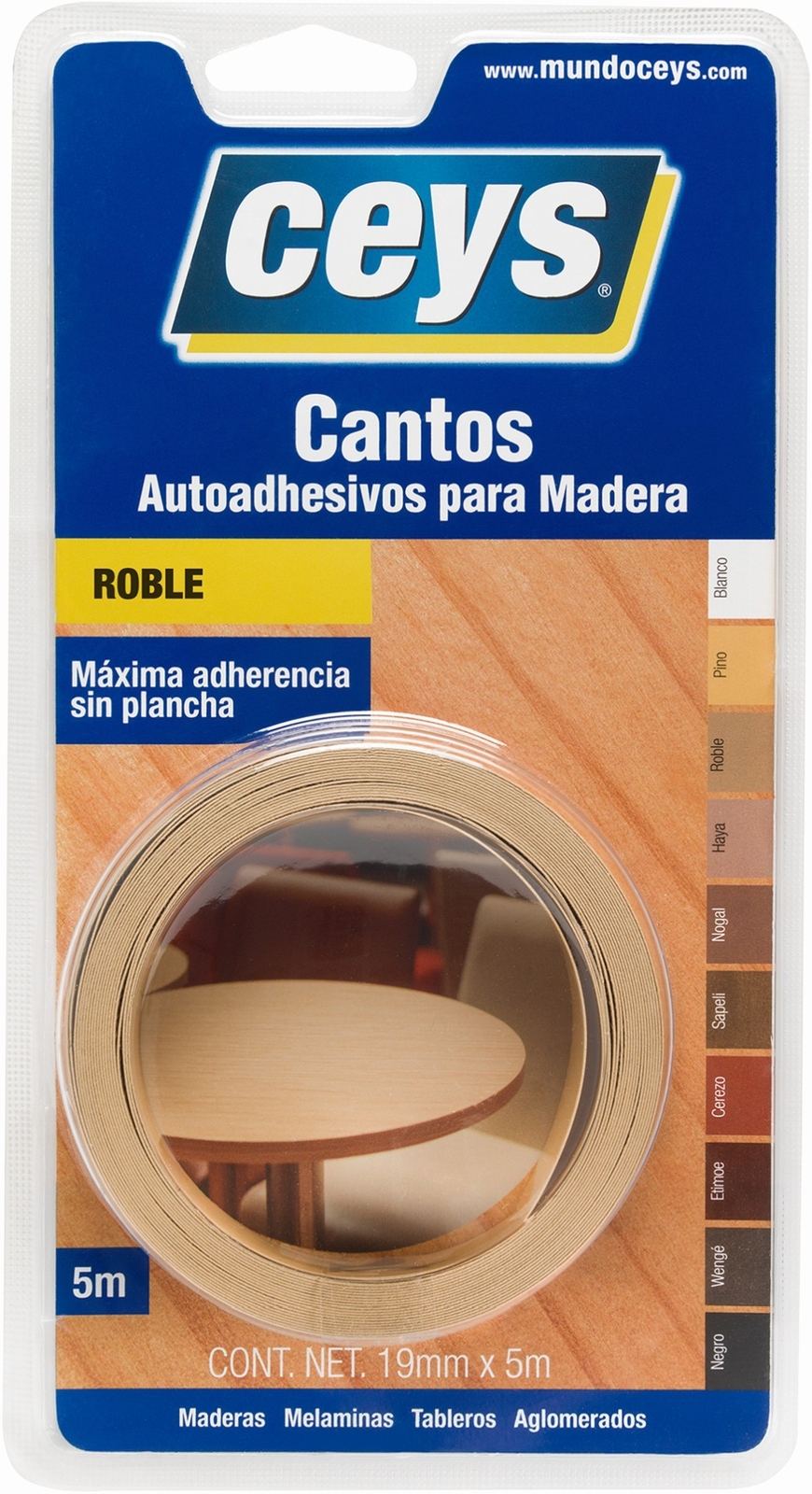 CEYS 850202 Canto Autoadesive Quercia Rotolo 5M