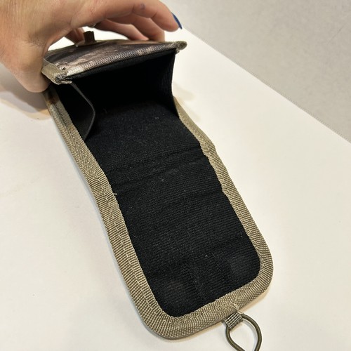 Camouflage Pouch Cell Phone Padded Case Belt Loop Magnetic Closure 6 x 3.75" - Photo 4 sur 4