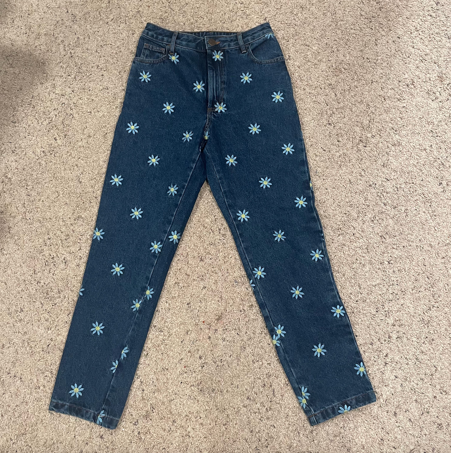 Lucy & Yak Embroidered Daisy-Mae Dana Mom Jeans Size 26 NWT image 6