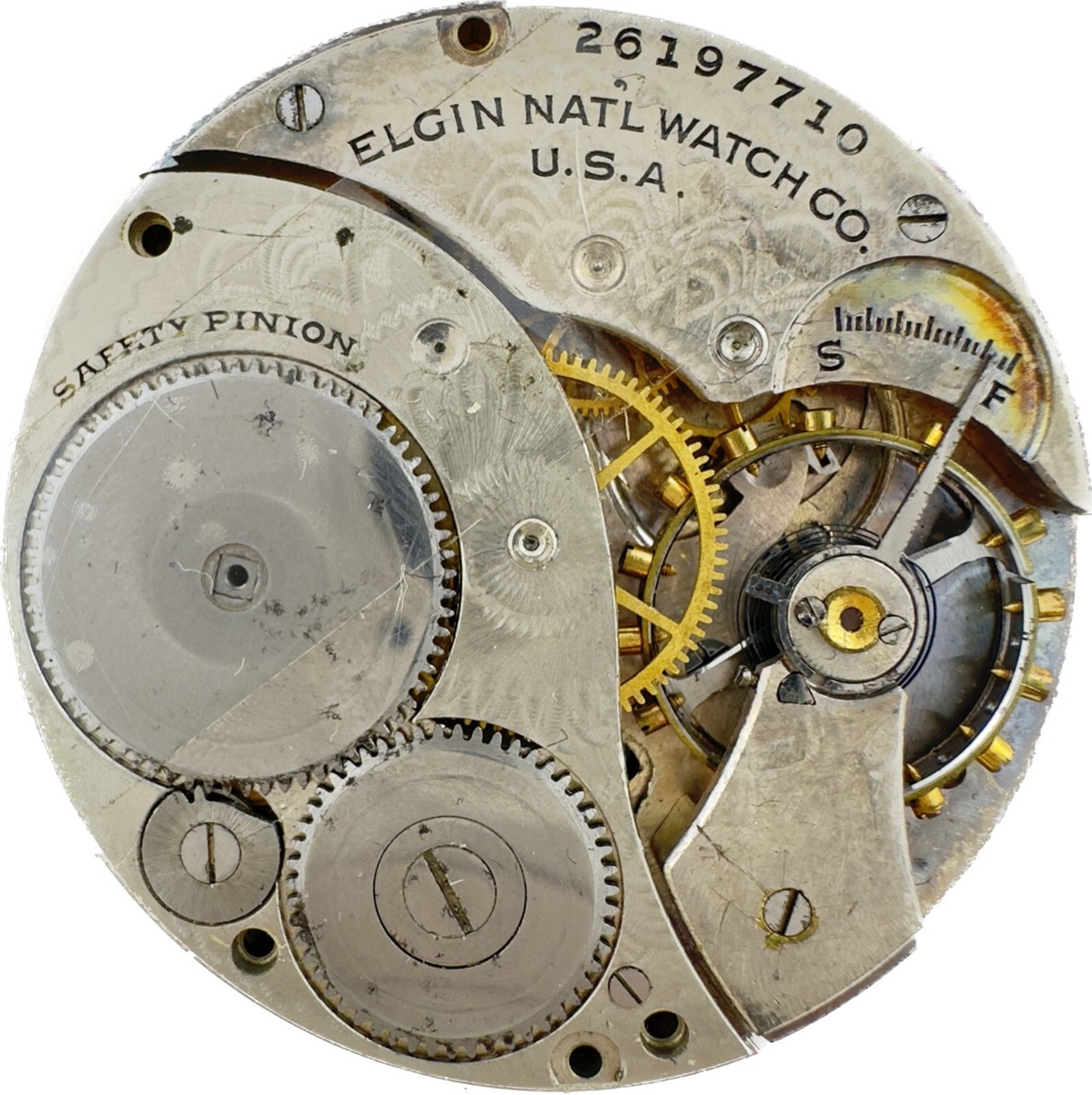 Pièces De Mouvement Elgin Grade 303 - Pour Réparation De Montre Vintage