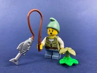 Lego® Angler Fischer Kind MäDchen Angel Pflanze Rute Kingdoms Figur Mittelalter