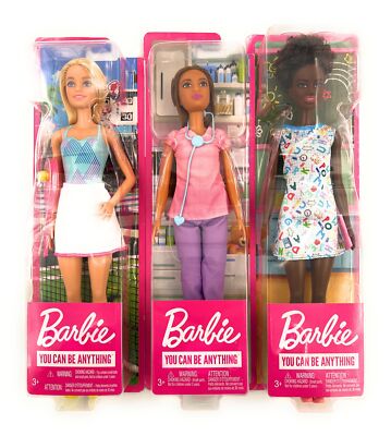 Mattel Barbie Puppe Classic Doll 3+ Tennisspieler Ärztinpuppe Höhe 29 cm NEU&OVP