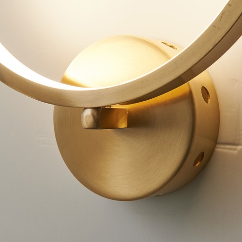 Hallway Copper Wall Sconce LED Wall Light Stair Wall Lighting Bedroom Wall Lamp - Picture 4 of 6