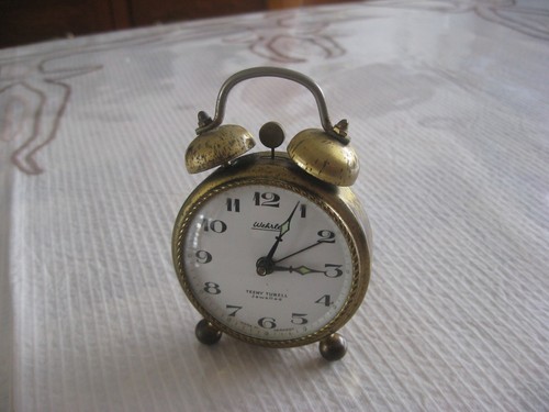 PIECE HORLOGERIE REVEIL WEHRLE 10 BOUTON CLES ARTICULEE DE REGLAGLE A VISSER