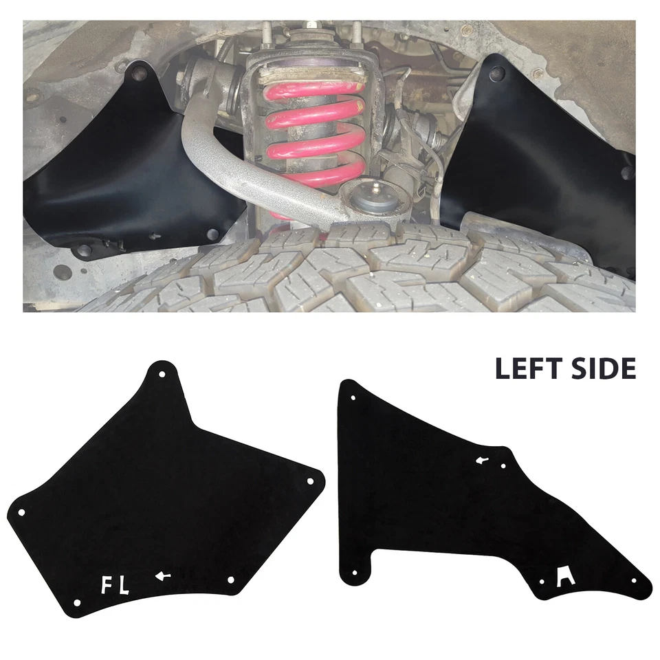 Set of 4 Splash Guard for Toyota 4Runner Lexus GX 470 2003-2022 Fender Liner Foto 4 de 4