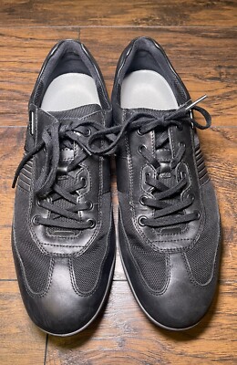 Ecco Danish Design Mens Black Leather Oxford Sneakers Size US 11 EUR 45 Ecco Men main image 4