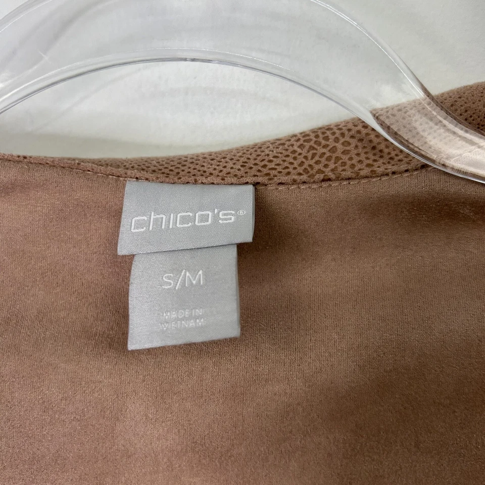 Chaqueta poncho Chicos de gran tamaño para mujer talla pequeña mediana tostada Ruana Foto 3 de 4