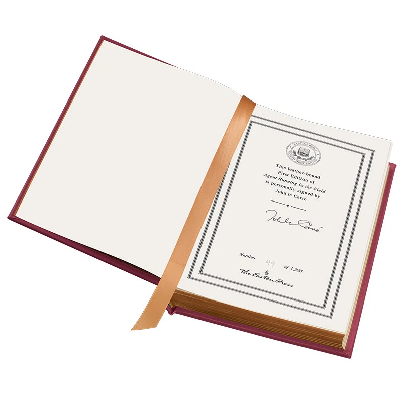 JOHN LE CARRÉ: Agent Running in the Field, Signed Lmtd 1st Ed 1/1200 Leather - Image 2 of 4