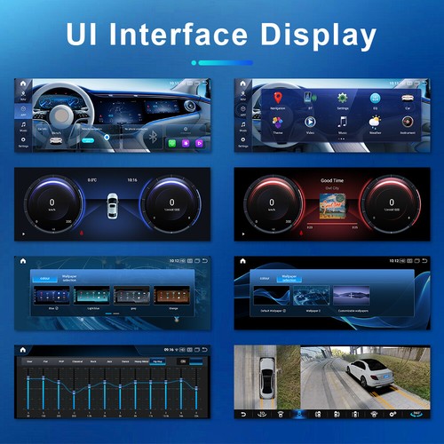 Radio Coche Android GPS 12.3"" Navegación Wifi 8+128G Para Mercedes Benz C W205 2015-2021 - Imagen 10 de 12