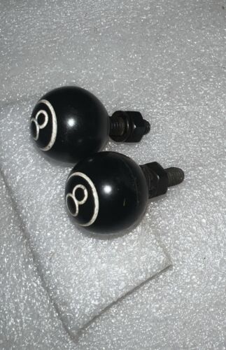 Vintage Custom 8 Ball License Plate Bolts New Old Stock - Picture 2 of 7