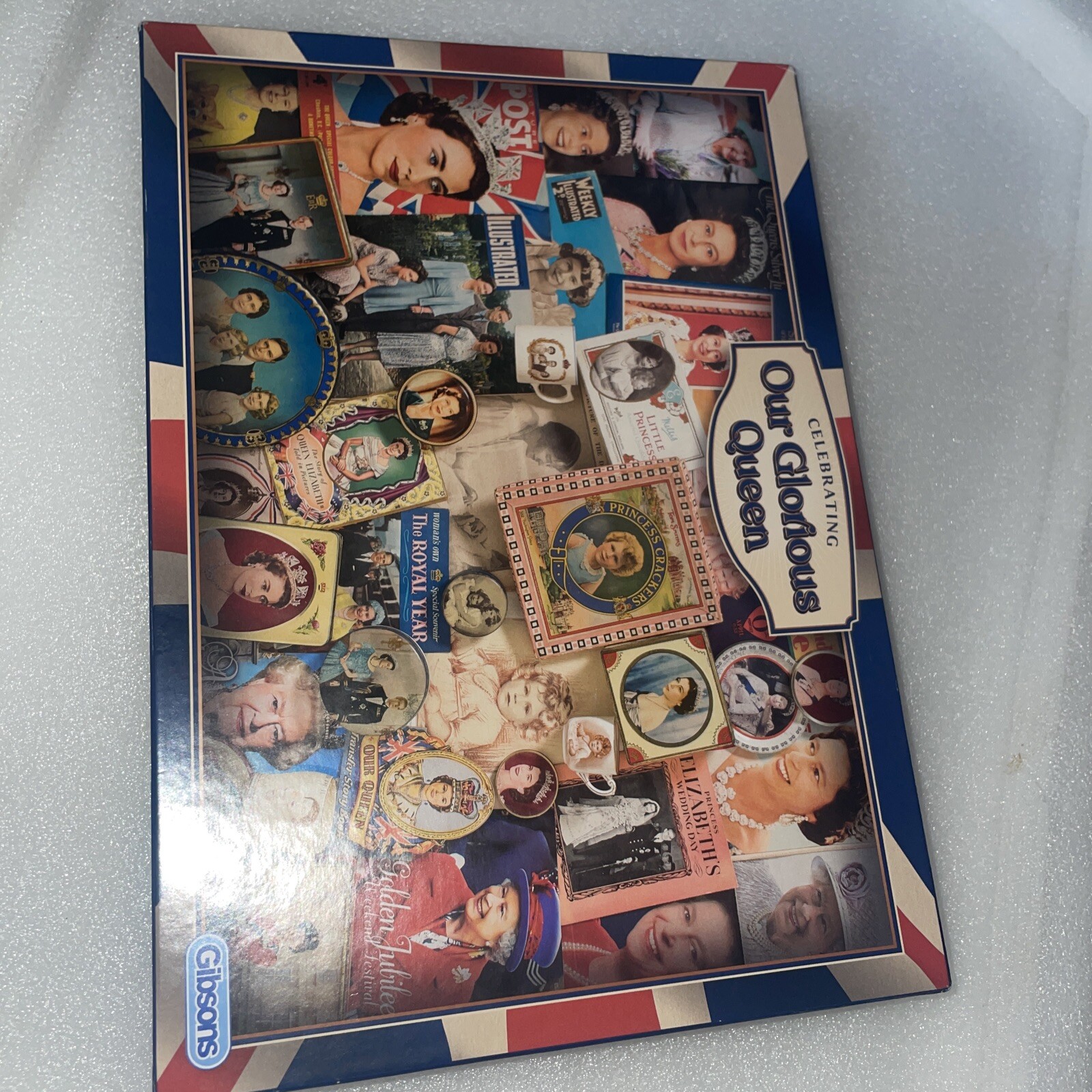 Gibsons 1000 Piece Jigsaw Puzzle Our Glorious Queen Platinum Jubilee Celebration