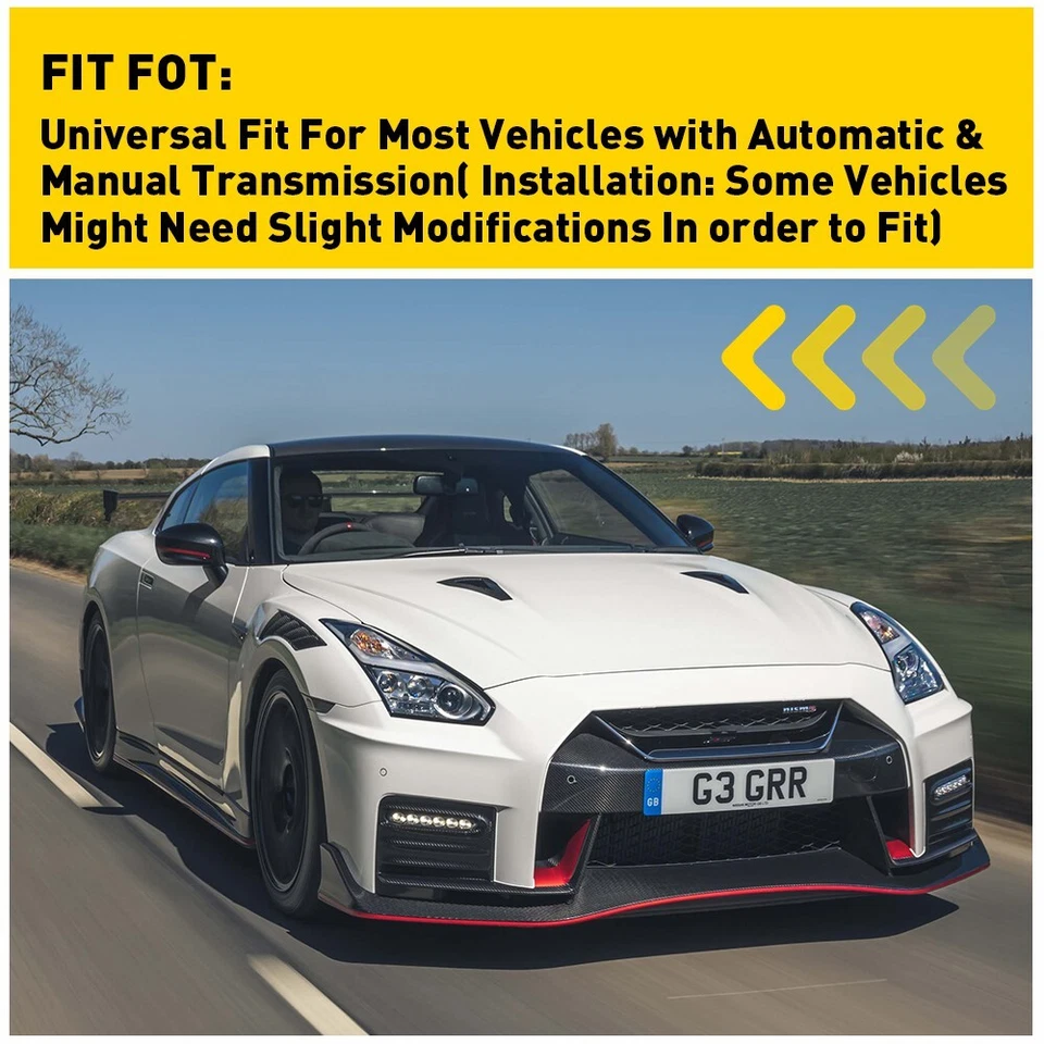 Cubierta de palanca de cambios universal de gamuza con perilla de cambio puntada negra roja para Honda Foto 2 de 4