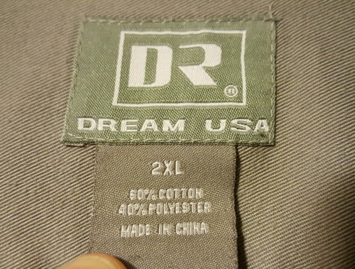 SAN ANTONIO PRE-OWNED SPURS Size 2XL DREAM USA GRAY BUTTON Embroid Work Shirt - Picture 3 of 6