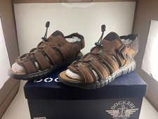  BRAND NEW  Man's Sandals Dockers Stephen Size 8M Dark Tan