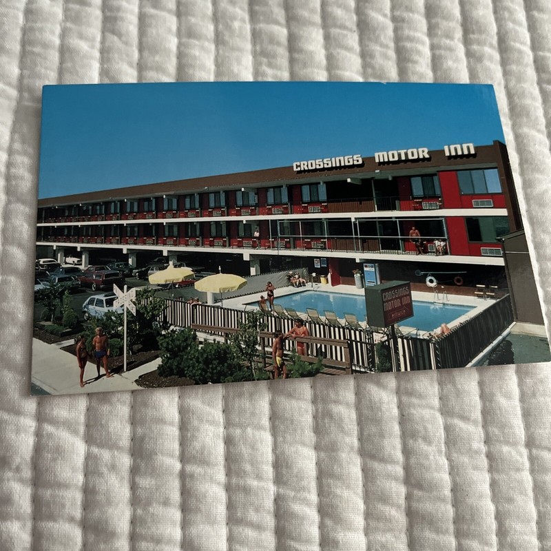 Crossings Motor Lodge Ocean City NJ Post Card