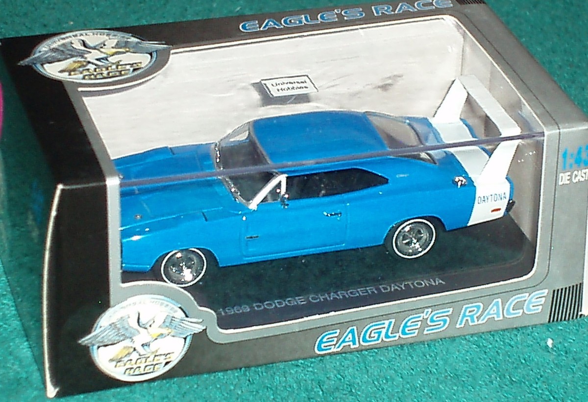 RARE EAGLE's RACE 1969 DODGE DAYTONA 1/43 BLUE/WHITE DISP