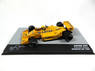 Formel 1 Lotus 99T Ayrton Senna Winner Monaco GP 1987 - 1:43 MODELLAUTO CAR 708