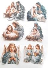3D UPick Nativity Christmas Mary Joseph Angels Scrapbook Card Embellishment 3824