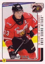 2019-20 Owen Sound Attack #22 Brady Lyle