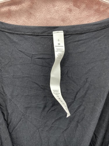 NWOT - Lululemon Full Of Grace Long Sleeve Black | SIZE: 6 - Picture 8 of 11
