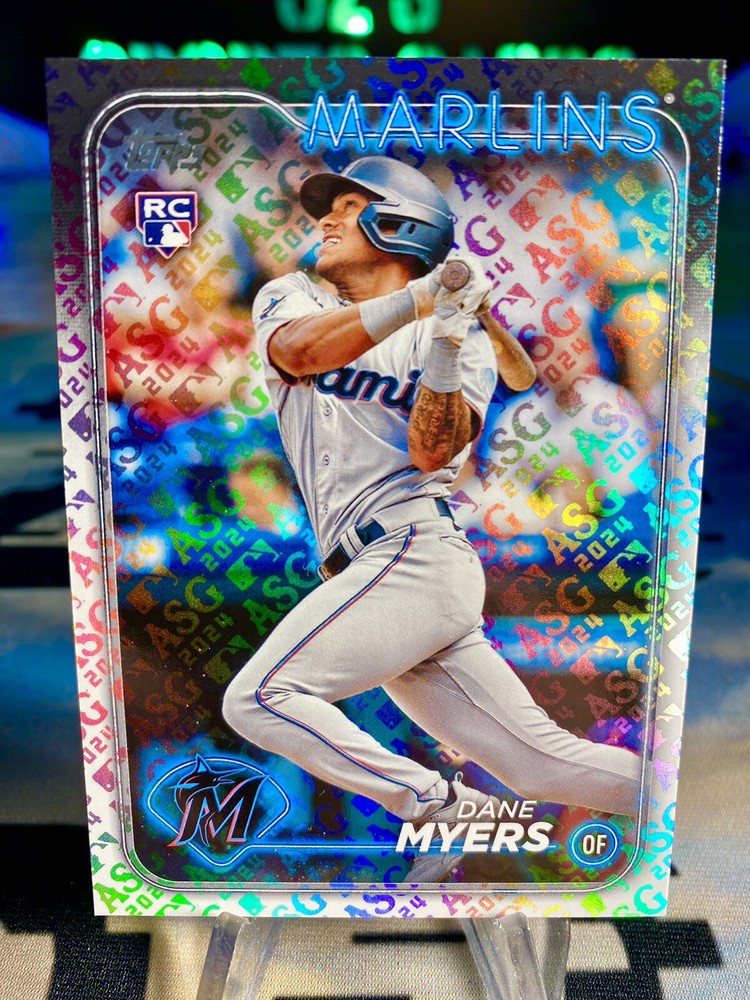 2024 Dane Myers Topps All-Star Game Foil Stamped Rookie Card #188 Miami Marlins