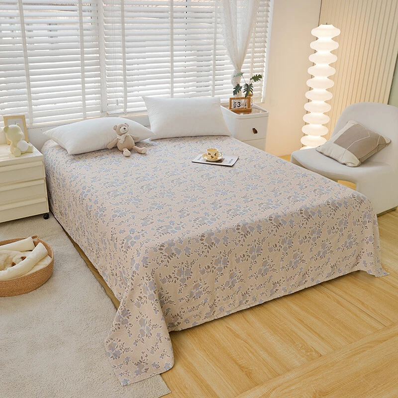 Pure Cotton Blanket Double Faces Soft Thin For Summer Multi Size Gauze Bed Cover - Image 4 of 4