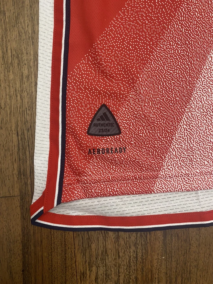 ADIDAS NEW ENGLAND REVOLUTION LG AUTHENTIC SOCCER JERSEY $150 RETAIL HOME HI1881 - Image 2 of 4