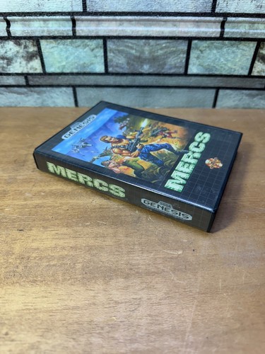 MERCS (Sega Genesis, 1991), w/ Box and Poster, Free Insured Shipping - Picture 2 of 7