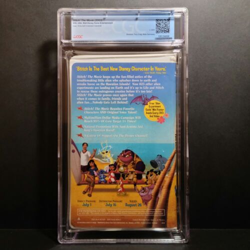Stitch! The Movie Demo Tape (2003) CGC Graded VHS 8.5/A+ Factory Sealed! Promo - Picture 3 of 7
