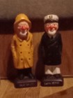 Mint-Old Salty & Captain Pepper Set Ceramic Mariner Ship Mates Adorable — photo 1