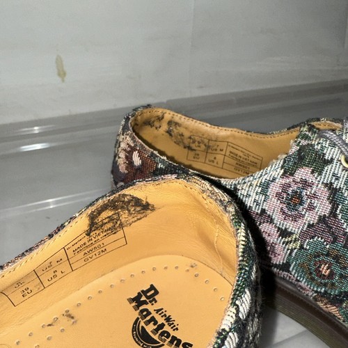 DR DOC MARTENS Floral Tapestry Shoes Flats Discontinued Style Womens US 8 #34857 - Picture 9 of 18