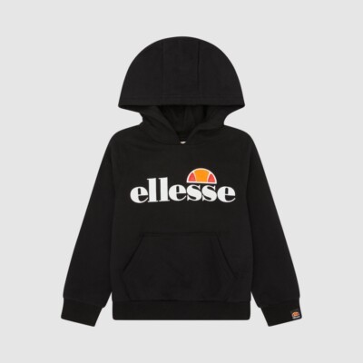 Ellesse ''Isobel'' Kinder Hoodie Alter 8-14 schwarz & pink _ tolles Weihnachtsgeschenk