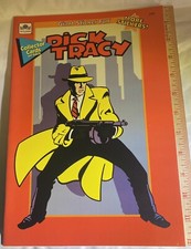 Vintage 1990 Dick Tracy giant sticker Book , New Old Stock Exc A 