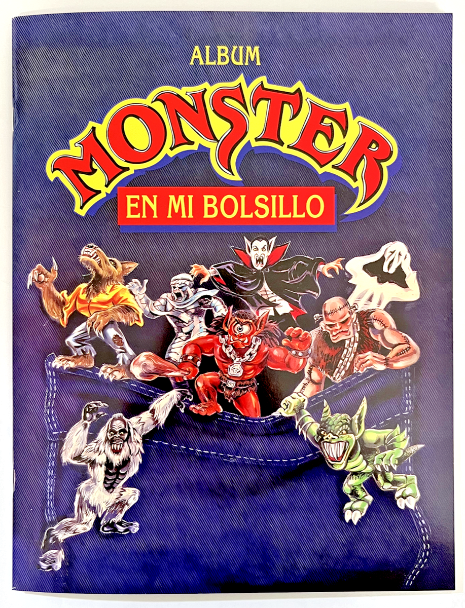 ALBUM MONSTER IN MY POCKET - Full Set 186/186 Sticker Peru