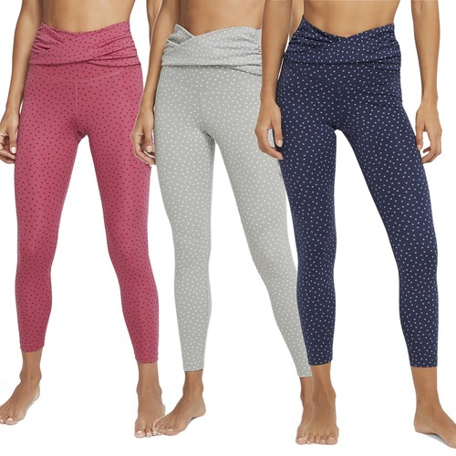 Nike Womens Yoga Dots Twist 7/8 Pants 