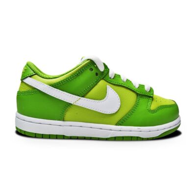 Kids Nike Dunk Low (PS) - DH9756 301 - Chlorophyll White Vivid Green | eBay  UK