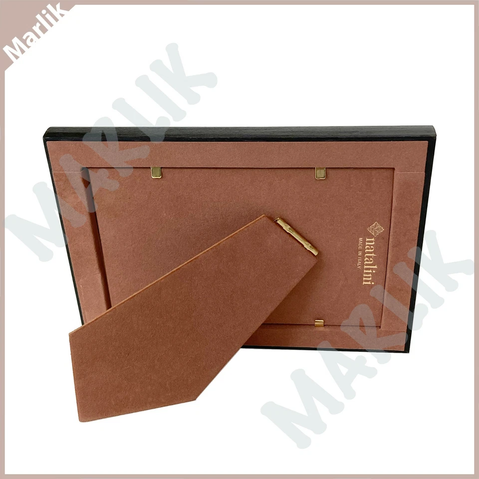 Natalini Handmade Italian Wooden Frame 4x6", Ivory/Red, Star Pattern, NEW - Image 3 of 3