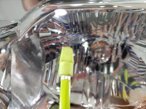 FIT 2005-2011 TOYOTA TACOMA LEFT DRIVER HALOGEN HEADLIGHT AFTER MARKET USED#2 - Picture 7 of 12