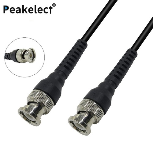 Peakelect BNC Male to Male Plug Oscilloscope Test Cable Lead Wire 50 Ohm 3.3ft - Picture 2 of 5