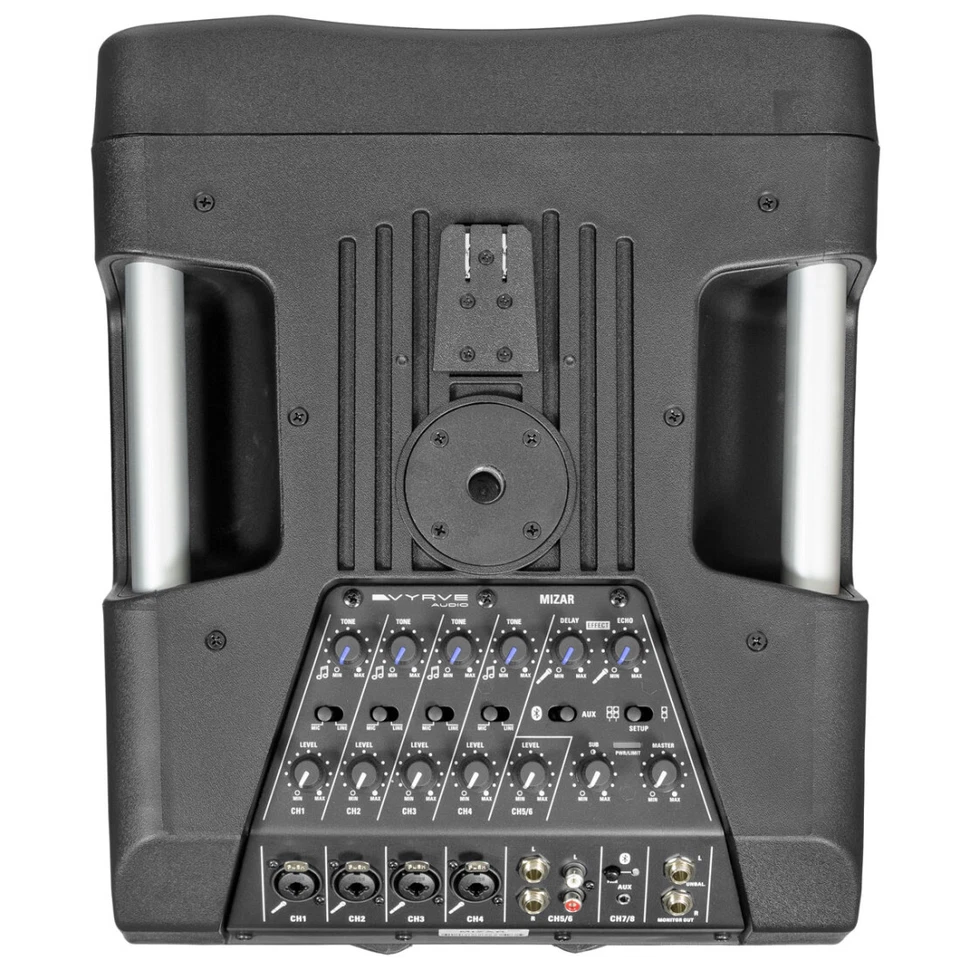 Vyrve Audio MIZAR PA-System mit Mixer und Stativen - Bild 4 von 4