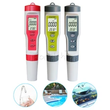 Digital PH/EC/TDS/TEMP Tester Water Quality Monitor Water pH Tester
