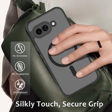 Shock Absorption Translucent Magnetic PC Cover Case fits Google Pixel 9A Phone