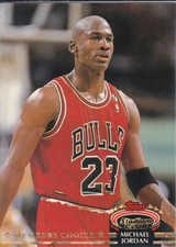 MICHAEL JORDAN Chicago Bulls Basketball TOPPS STADIUM CLUB Member's Choice Card