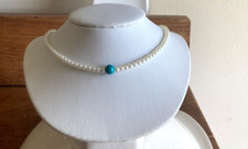 TOMMY HILFIGER Jewelry girls toddler youth pearl adjustable necklace. NEW NWT