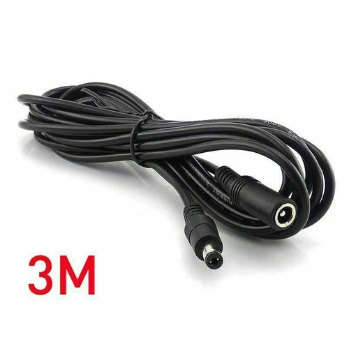 DC 5.5x2.1mm Male to Female Extension Cord CCTV Camera & LED strips Power Cable - Picture 12 of 22