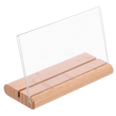  4 PCS Menü-Display-Karten Anzeigetafel Für Restaurant Shop Mit Stand Büro
