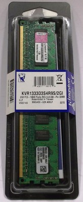 Kingston kvr1333d3s4r9s/2gi - memory ram - ddr3 ecc-r 1333 - 2gb kvr cl9 (740617160154)